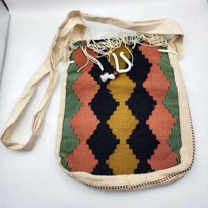 Handmade Bohemian Tribal Print Crossbody/Shoulder Bag Festival